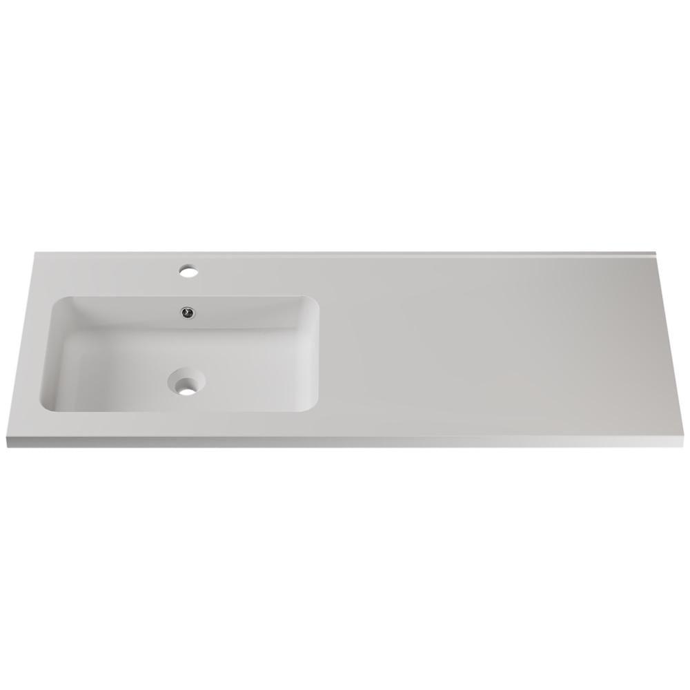 Раковина глянцевая врезная Amidicon Rodeo 120L 1200x480 мм из литого камня (AMD-RODEO_120L_HL)