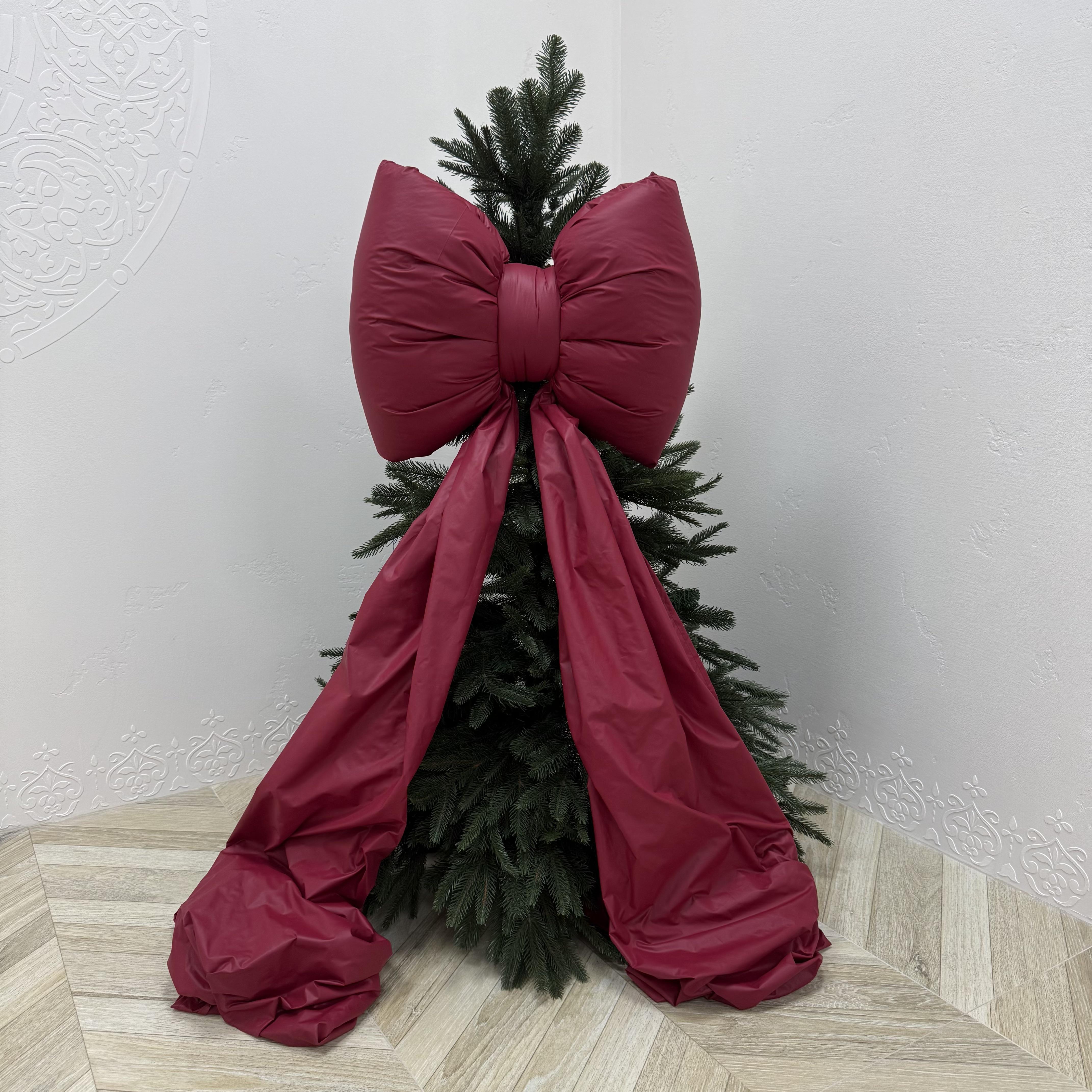Бант для елки уличный Comfort Home плащёвый h150 см