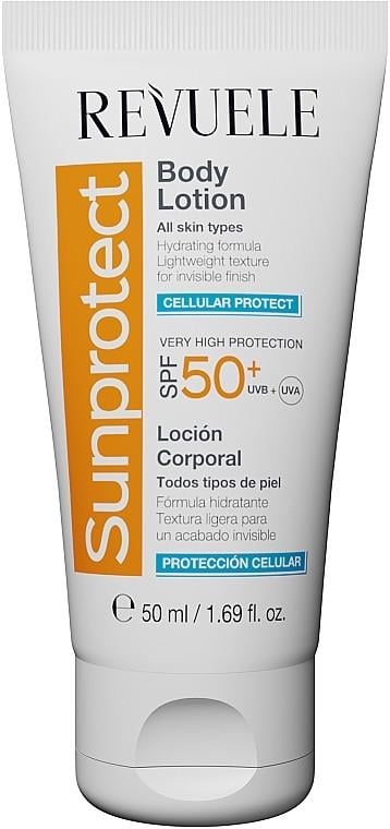 Лосьйон для тіла Revuele Sunprotect SPF 50+ Travel size 50 мл (2702772316)