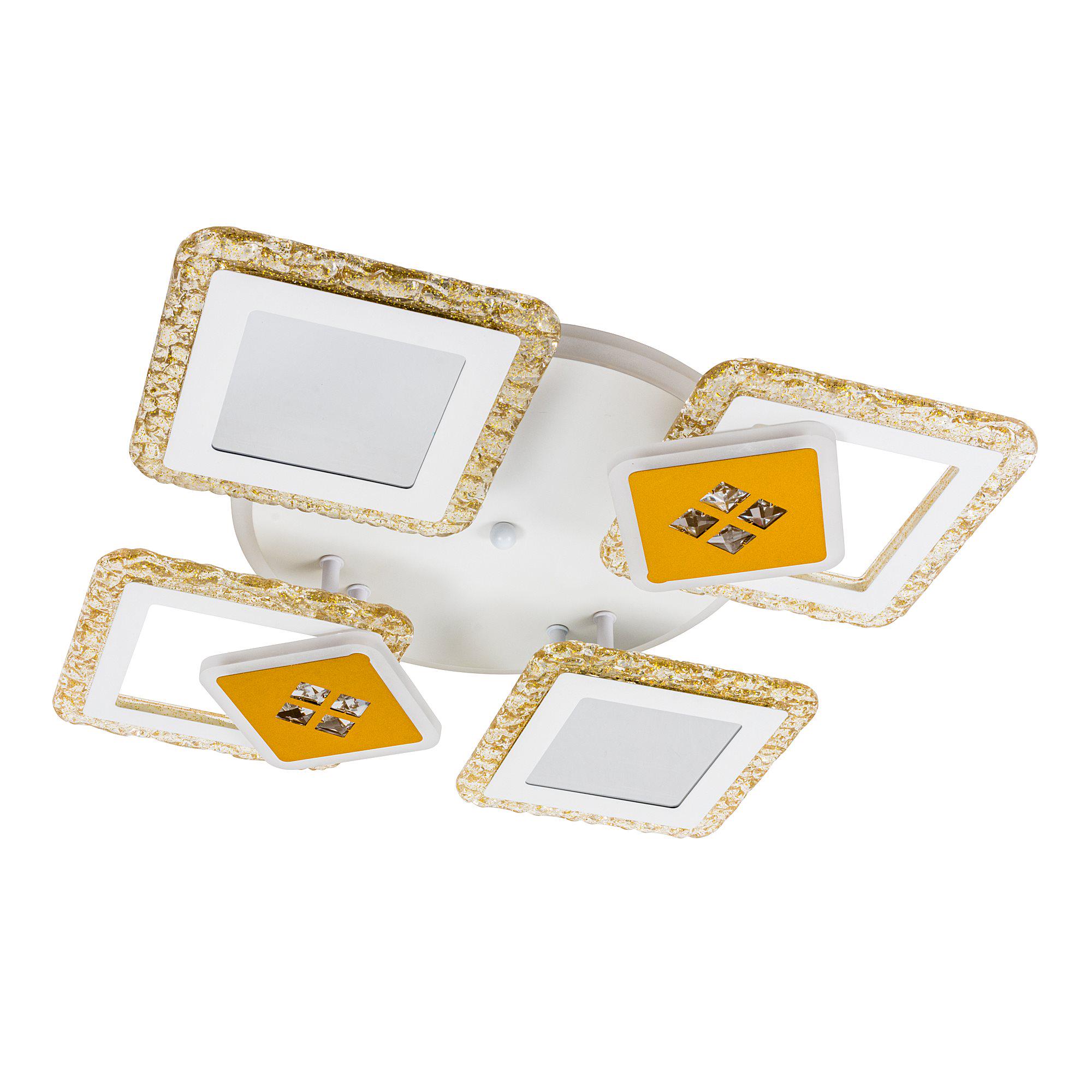 Люстра светодиодная с пультом Valeso V K39940-4+2+1 White/Gold (000036404) - фото 6