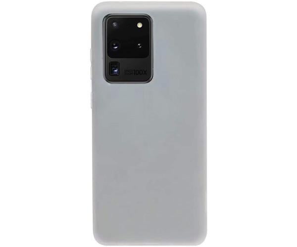 Чехол - накладка Silikone Matted для Samsung Galaxy S20 Utra Белый Чехол - накладка Silikone Matted для Samsung Galaxy S20 Utra Белый