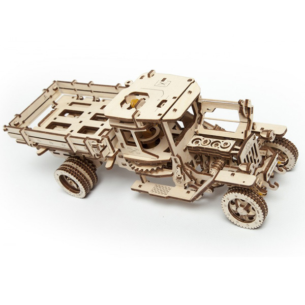 3D пазл механический UGEARS «Грузовик UGM-11» - фото 4