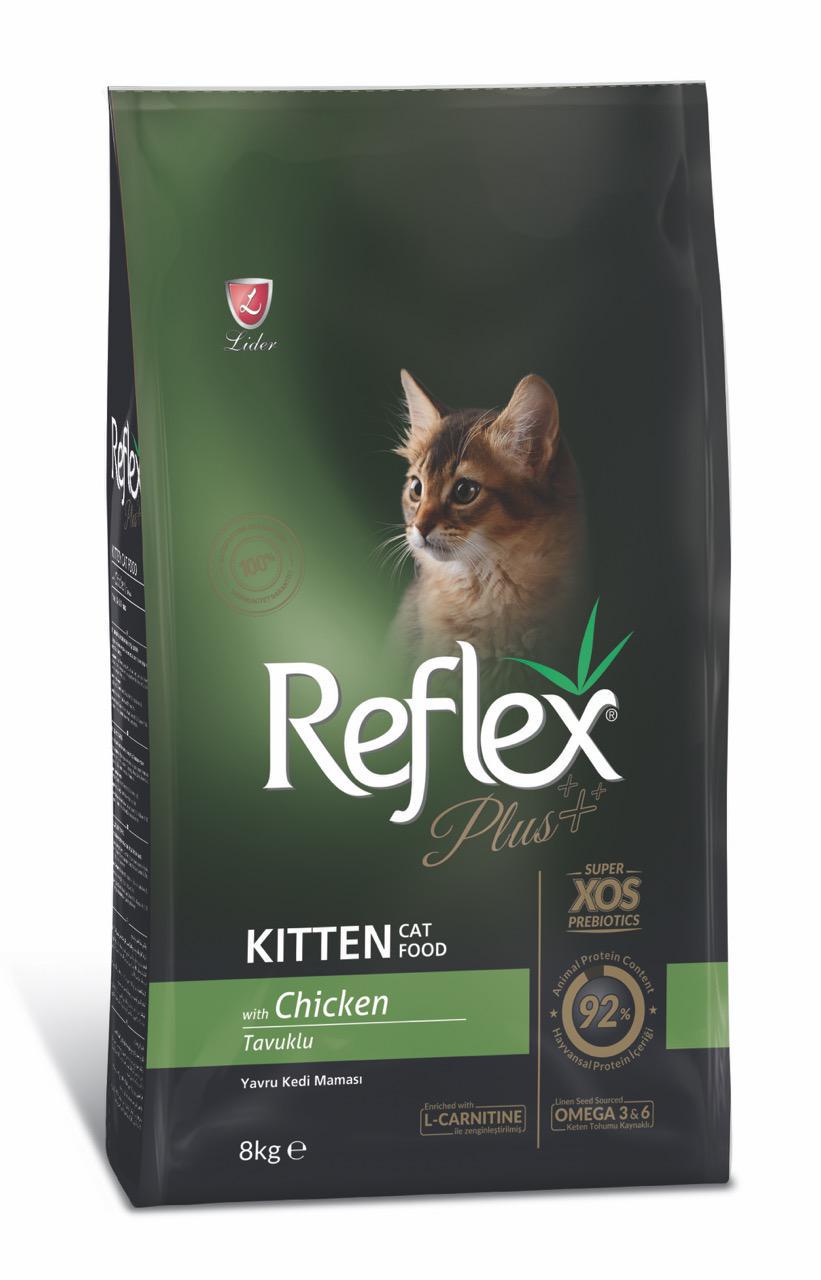 Корм сухой Reflex Plus Kitten Chicken с курицей для котят 8 кг (RFX-P321) Корм сухой Reflex Plus Kitten Chicken с курицей для котят 8 кг (RFX-P321)