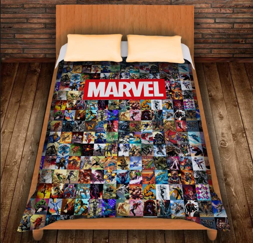 Плед с 3D принтом Marvel 150х200 см (epi_0261) Плед с 3D принтом Marvel 150х200 см (epi_0261)