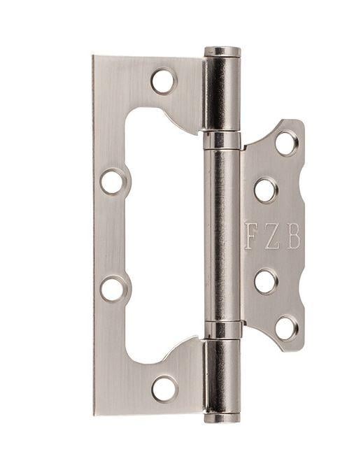Петли-бабочки накладные для межкомнатных дверей FZB 100x63x2 1 шт. Сатин