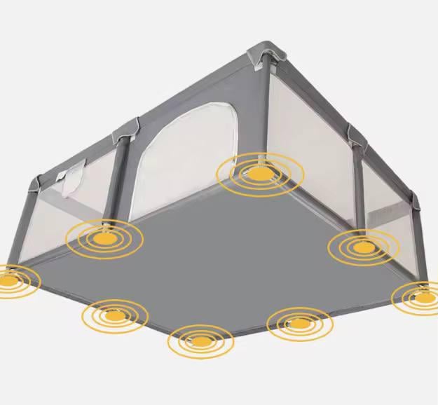 Манеж дитячий ігровий 120х120 см Синій (MG010) - фото 4