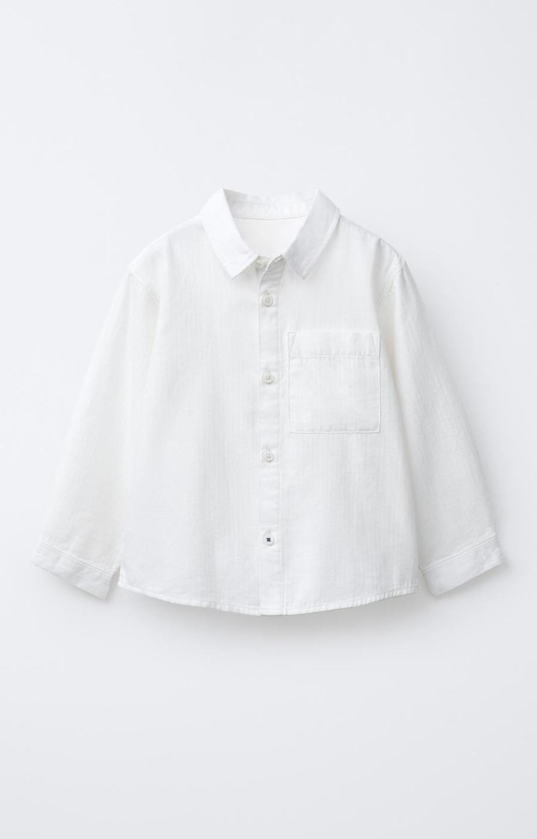 Сорочка дитяча для хлопчика Zara 86 см Білий (26021805A)