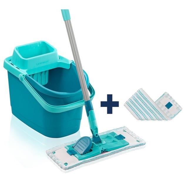 Набор для уборки швабра ведро с отжимом микрофибровая - фото 9