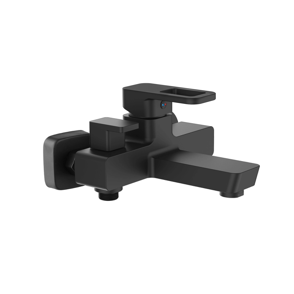 Змішувач для ванни Lidz Wawel 006 з душовим гарнітуром k35 LDWAW006BLA45393 Black (24584823)