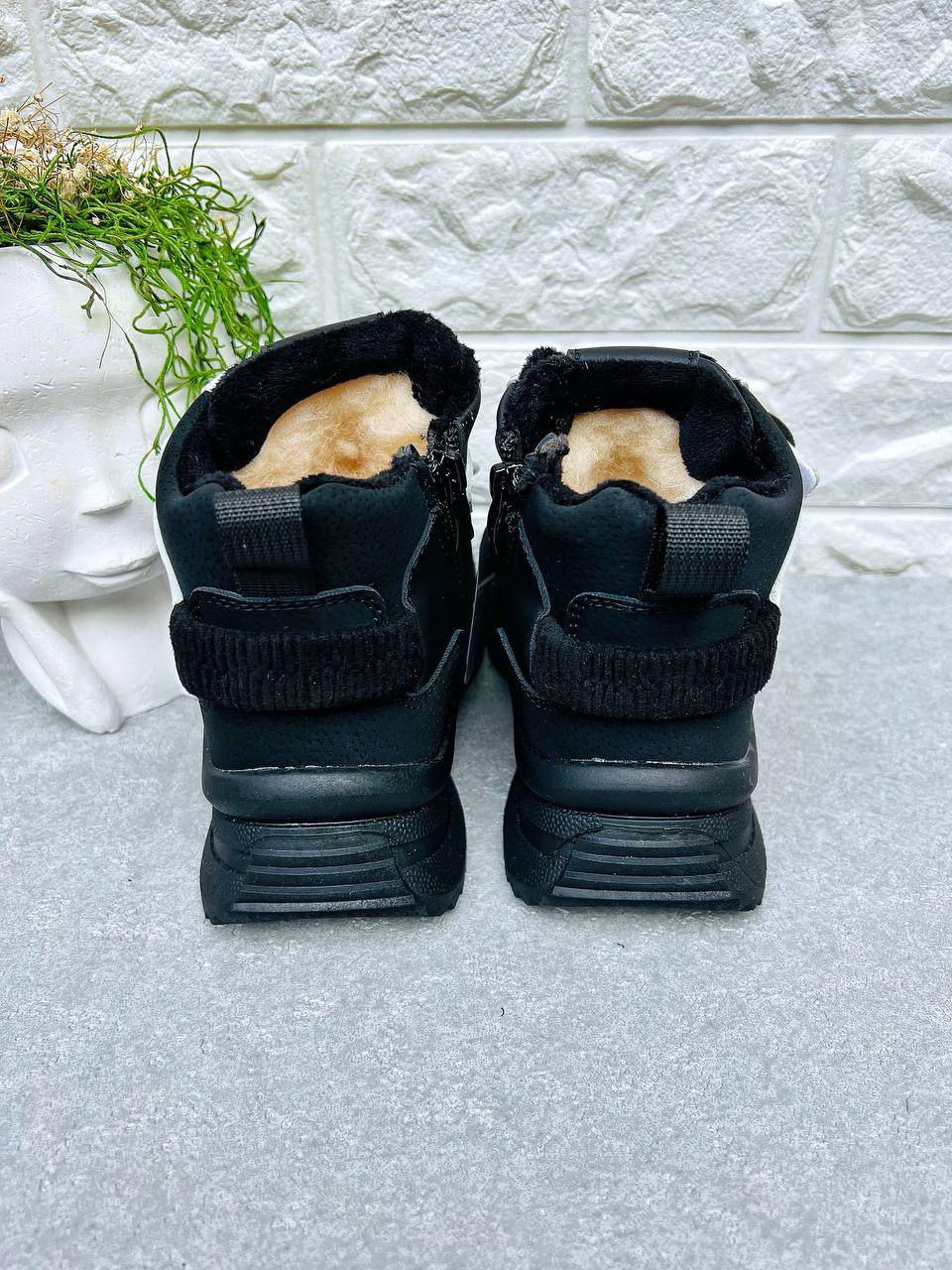 Кросівки для дівчинки зимові Bessky 1642 р. 32 19,8 см Чорний (1642) - фото 3 Кросівки для дівчинки зимові Bessky 1642 р. 32 19,8 см Чорний (1642) - фото 3