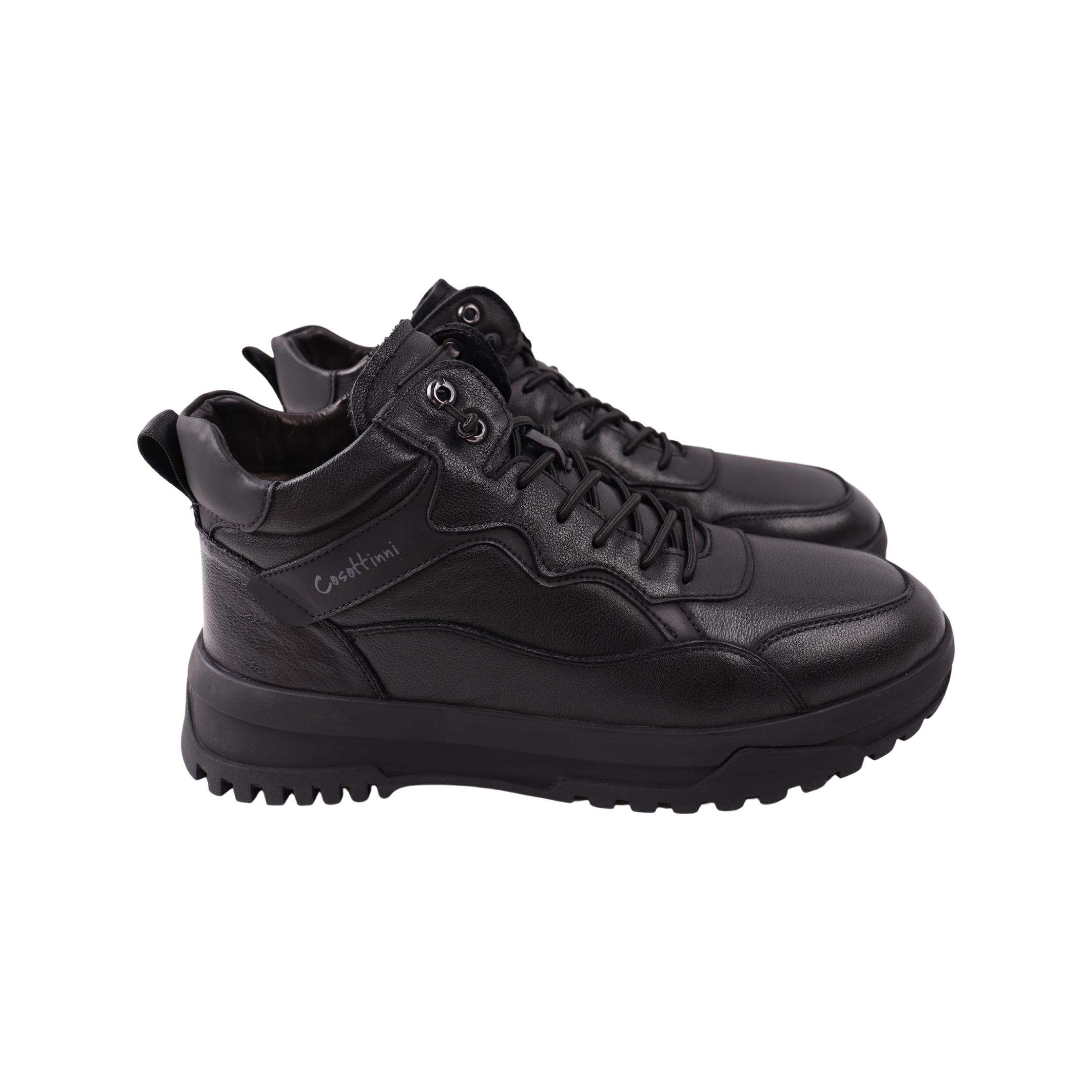 Ботинки мужские Cosottinni натуральная кожа р. 41 Черный (437-24ZHS)