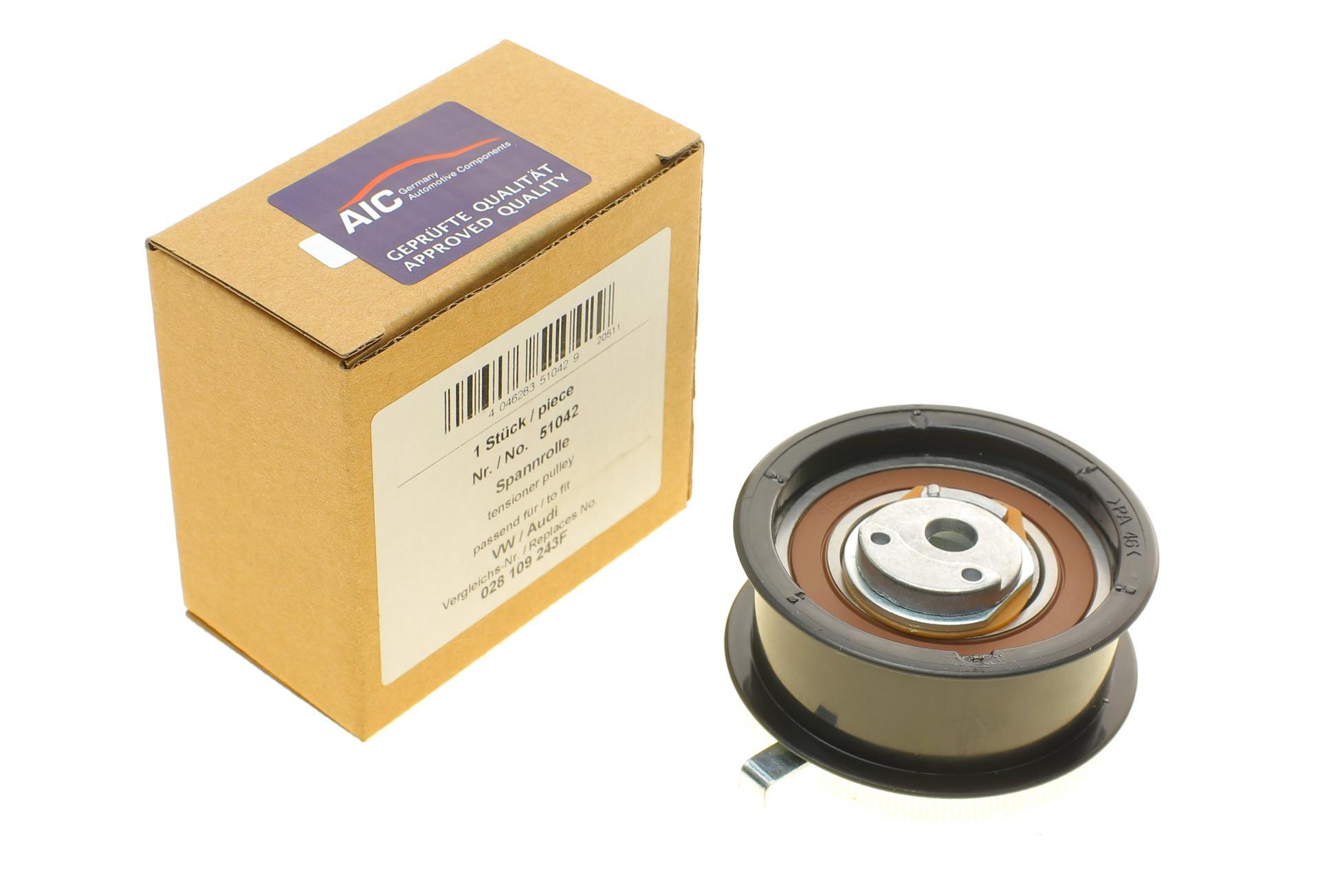 Ролик ГРМ Aic для VW T4 1.9D натяжной 66,6х30 мм (51042)