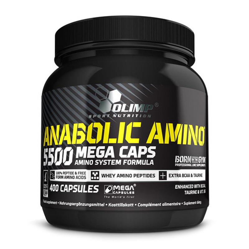 Комплексні амінокислоти Olimp Anabolic Amino 5500 400 капс. (00050-01)