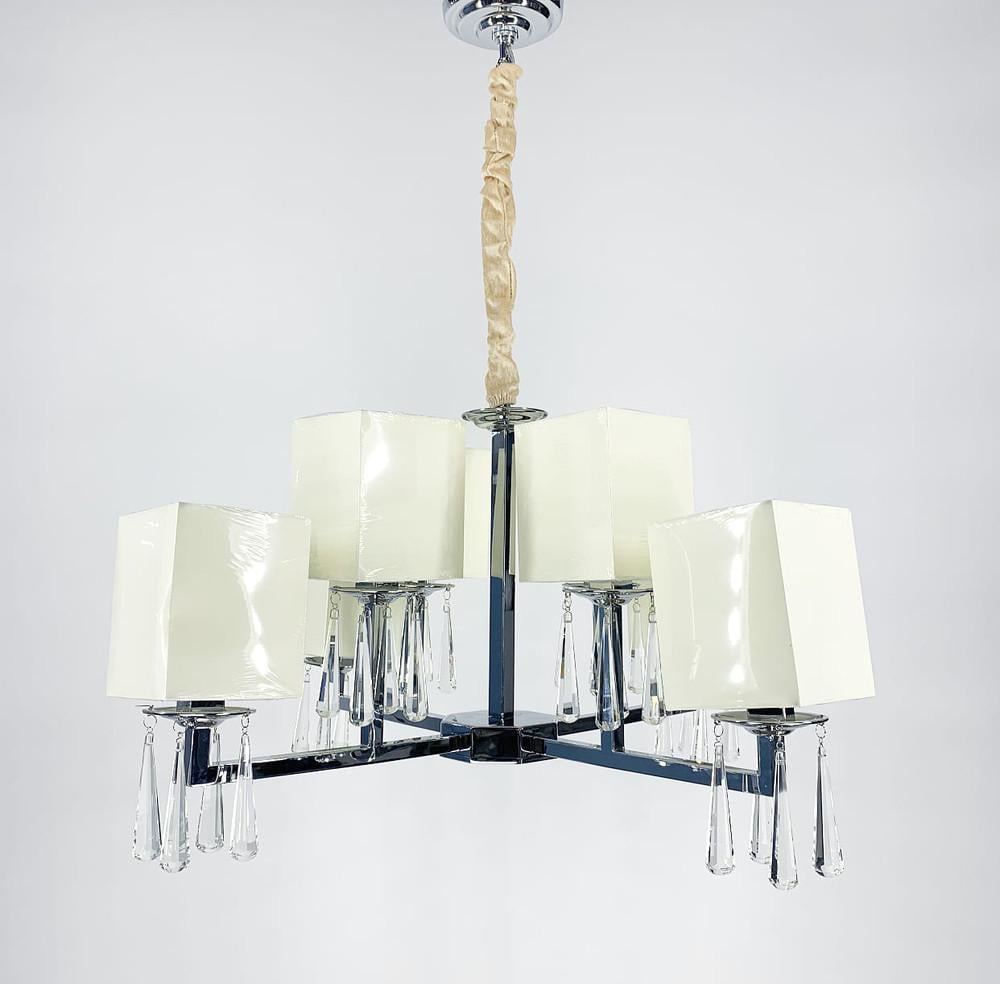 Люстра классическая с абажурами на 8 ламп (AT 26/8)