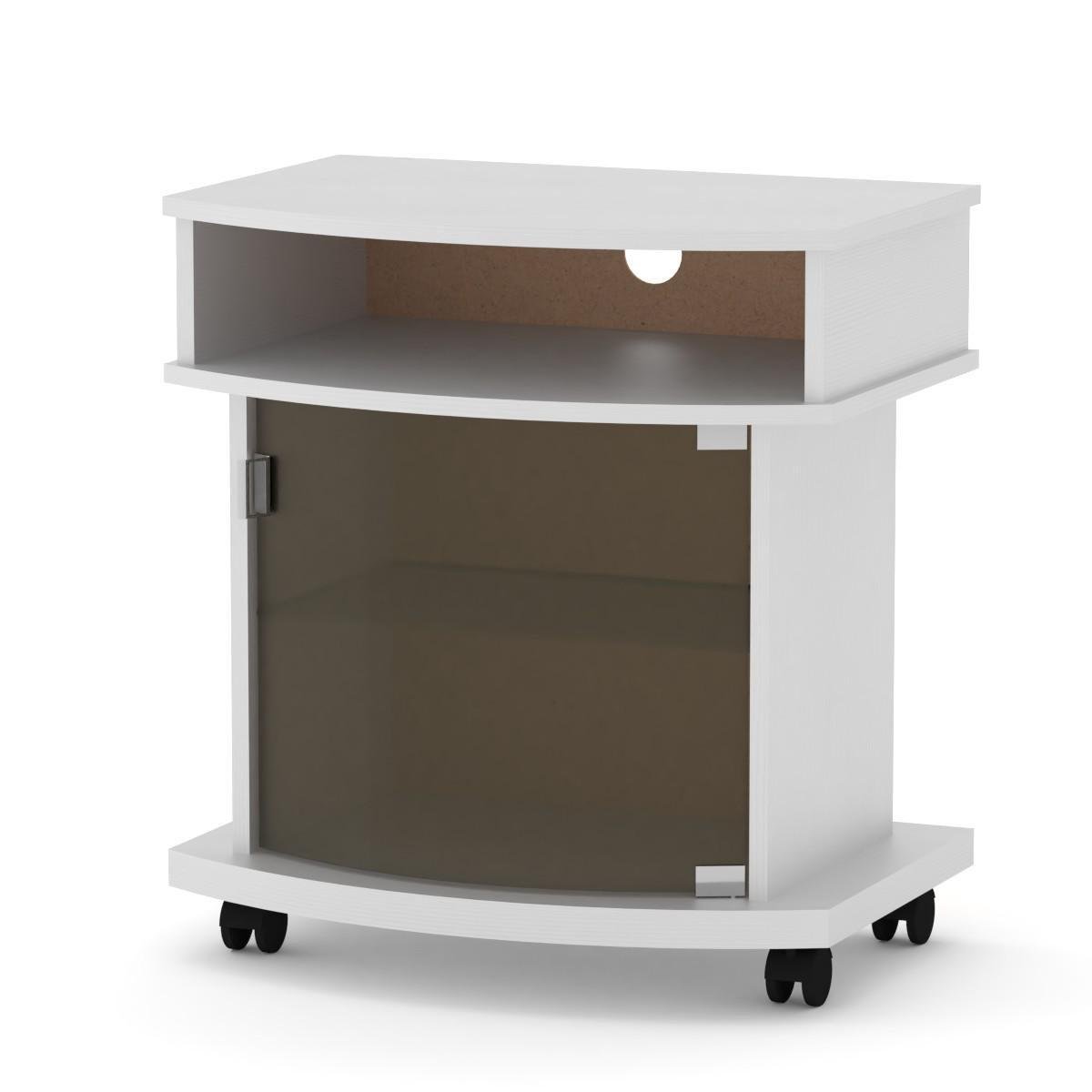 Тумба под телевизор Компанит Карат альба Белый (118685)