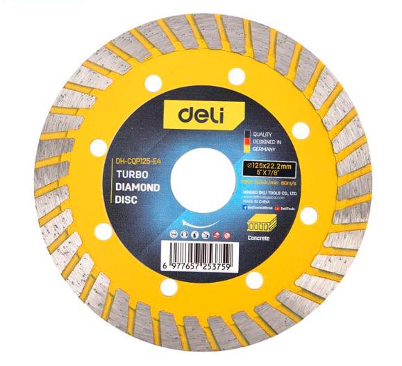 Диск алмазный Deli Tools EDH-CQP125-E4 Turbo 125X22,2 мм (27206904)