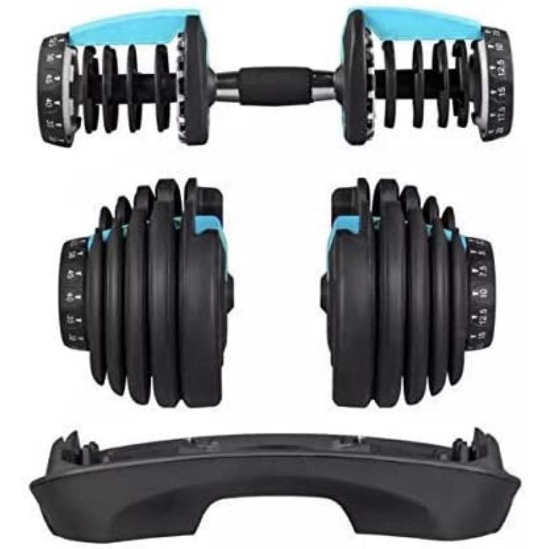 Гантель розбірна регульована Gymtek 2,5-24 кг Синій - фото 14 Гантель розбірна регульована Gymtek 2,5-24 кг Синій - фото 14