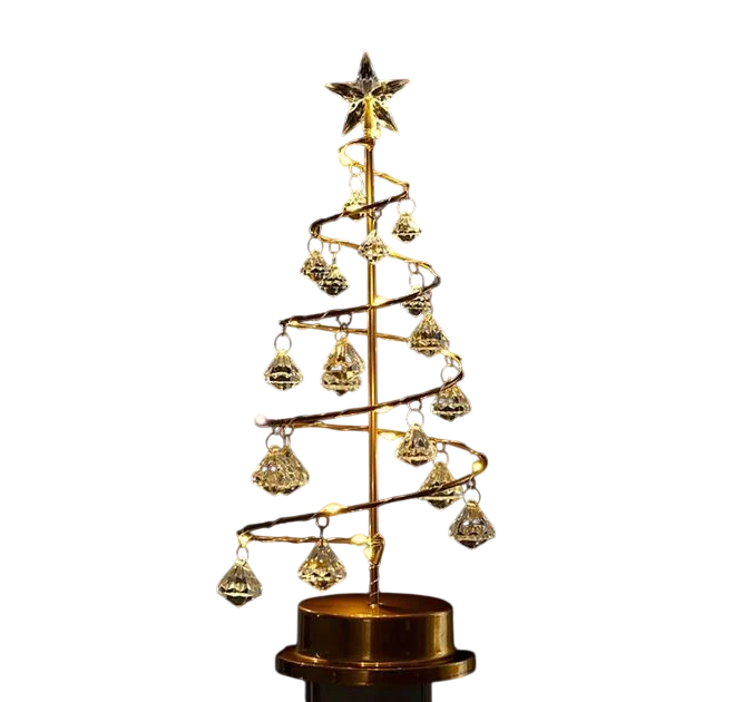 Ночник-светильник декоративный Рождественская елка от батареек 31 см (22922154)