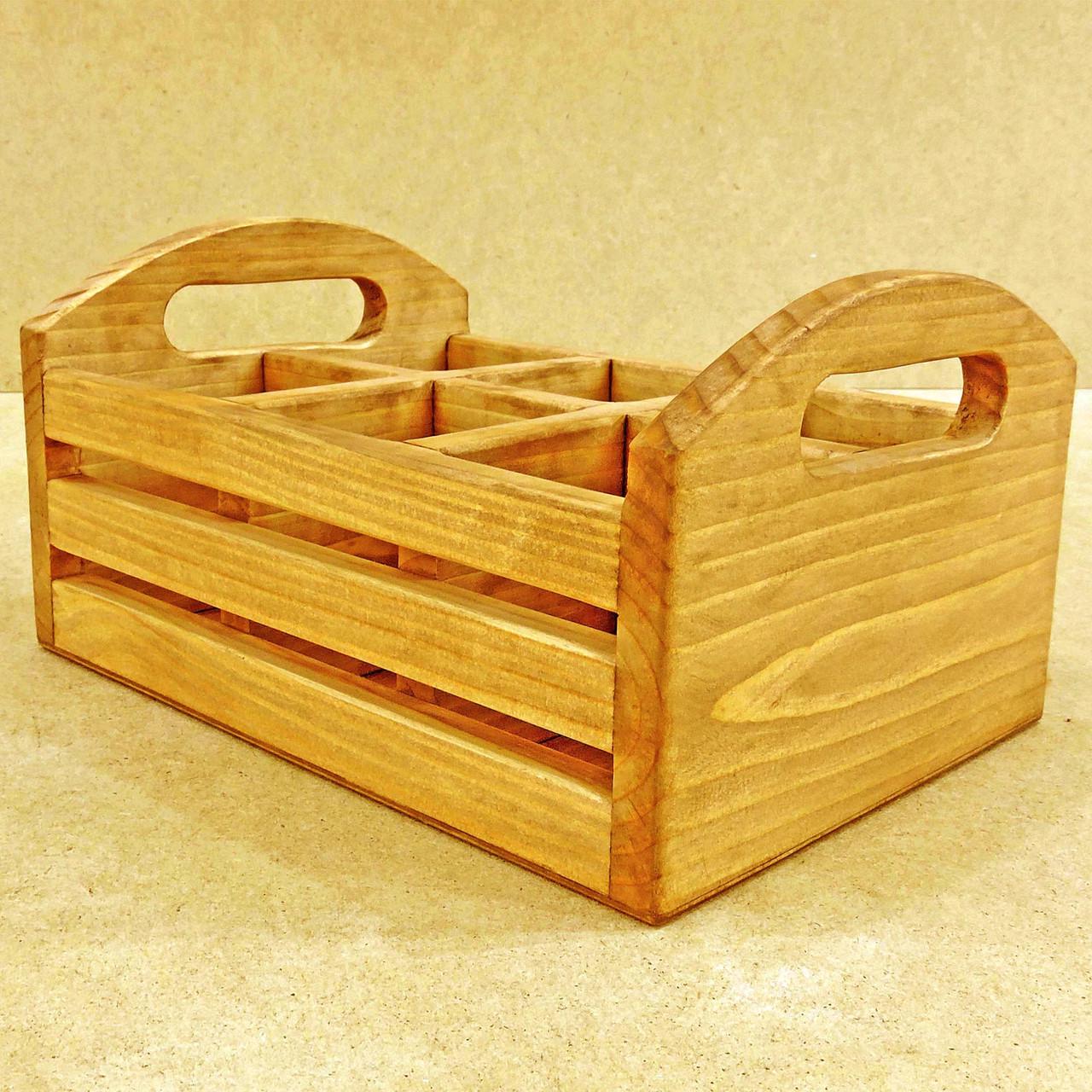 Подставка для столовых приборов из дерева Паста Карри (Псп-001403)