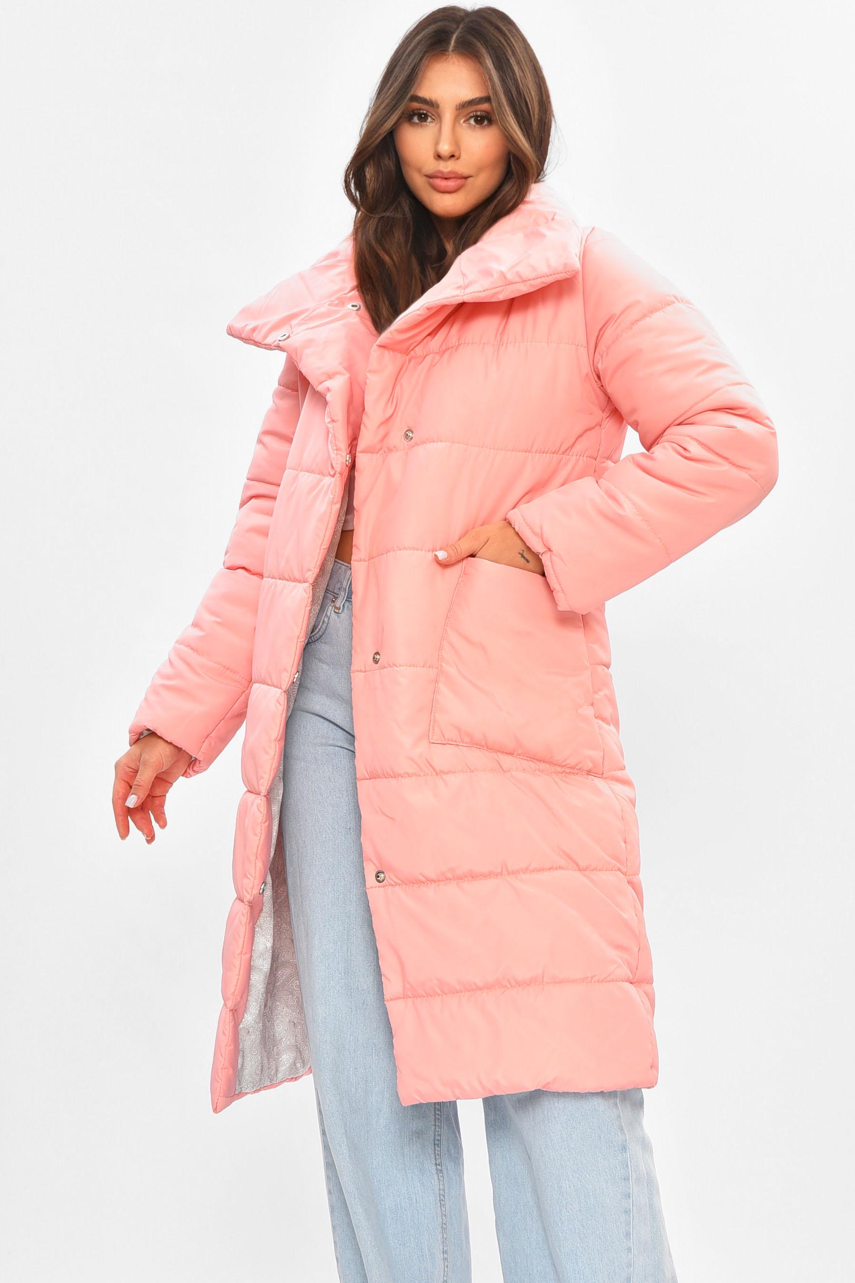 Куртка женская демисезонная S Розовый (205266) - фото 2 Куртка женская демисезонная S Розовый (205266) - фото 2