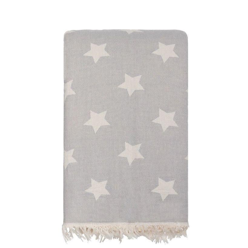 Плед-накидка Barine Wool Star Throw Grey 135х170 Сірий (svt-2000022275774)