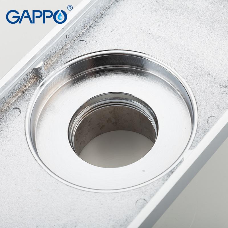 Трап для душу Gappo G82050 100х200 мм Хром (1037676) - фото 4