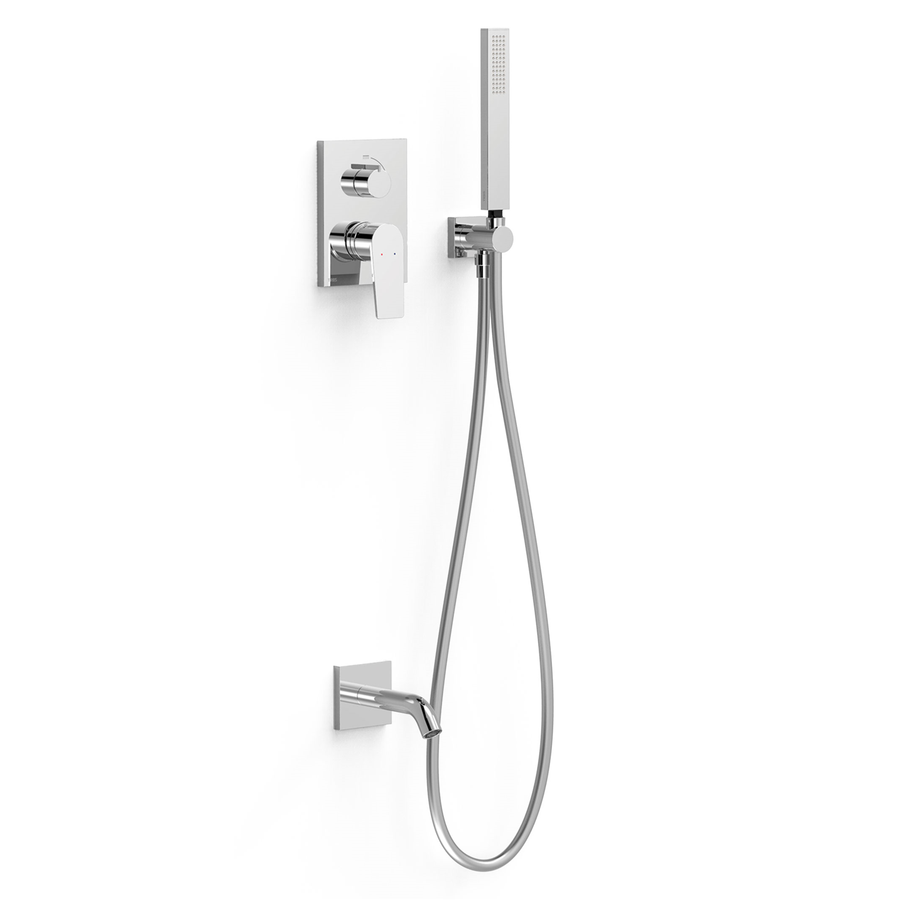 Набор скрытого монтажа для душа Tres Project-Tres Хром (21128007)