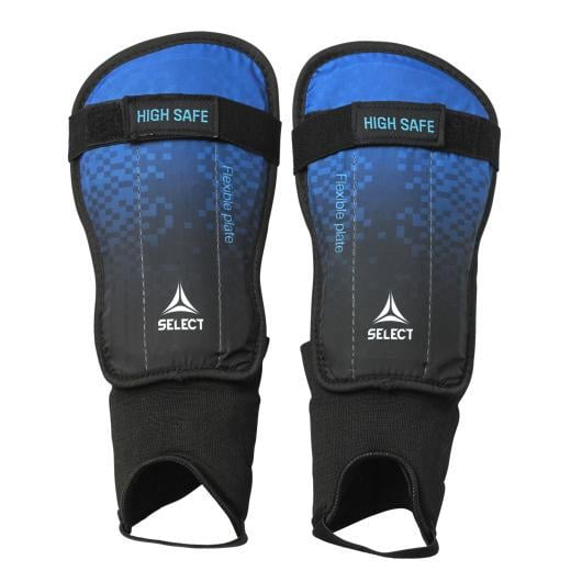 Щитки футбольные Select SHIN GUARD HIGH SAFE v23 Уни S 134-152 см Синий/Черный (647320-212 S)