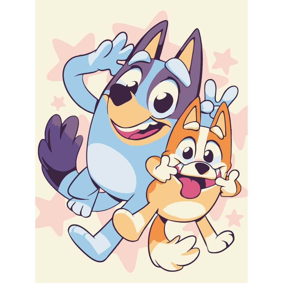 Картина за номерами ART CRAFT Пес Блуї 30x40 см Різнокольоровий (PM-194-K-1428)