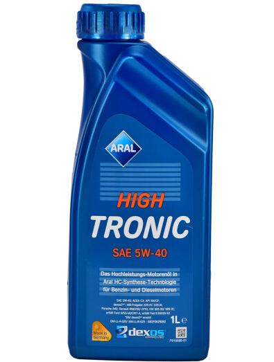 Моторное масло Aral HighTronic 5W-40 1 л (1505B4)