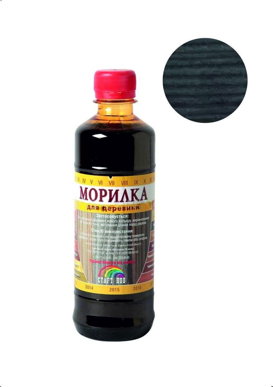 Морилка спиртовая для дерева СТАРТ НОВ 0,4 л Черный (28716181)