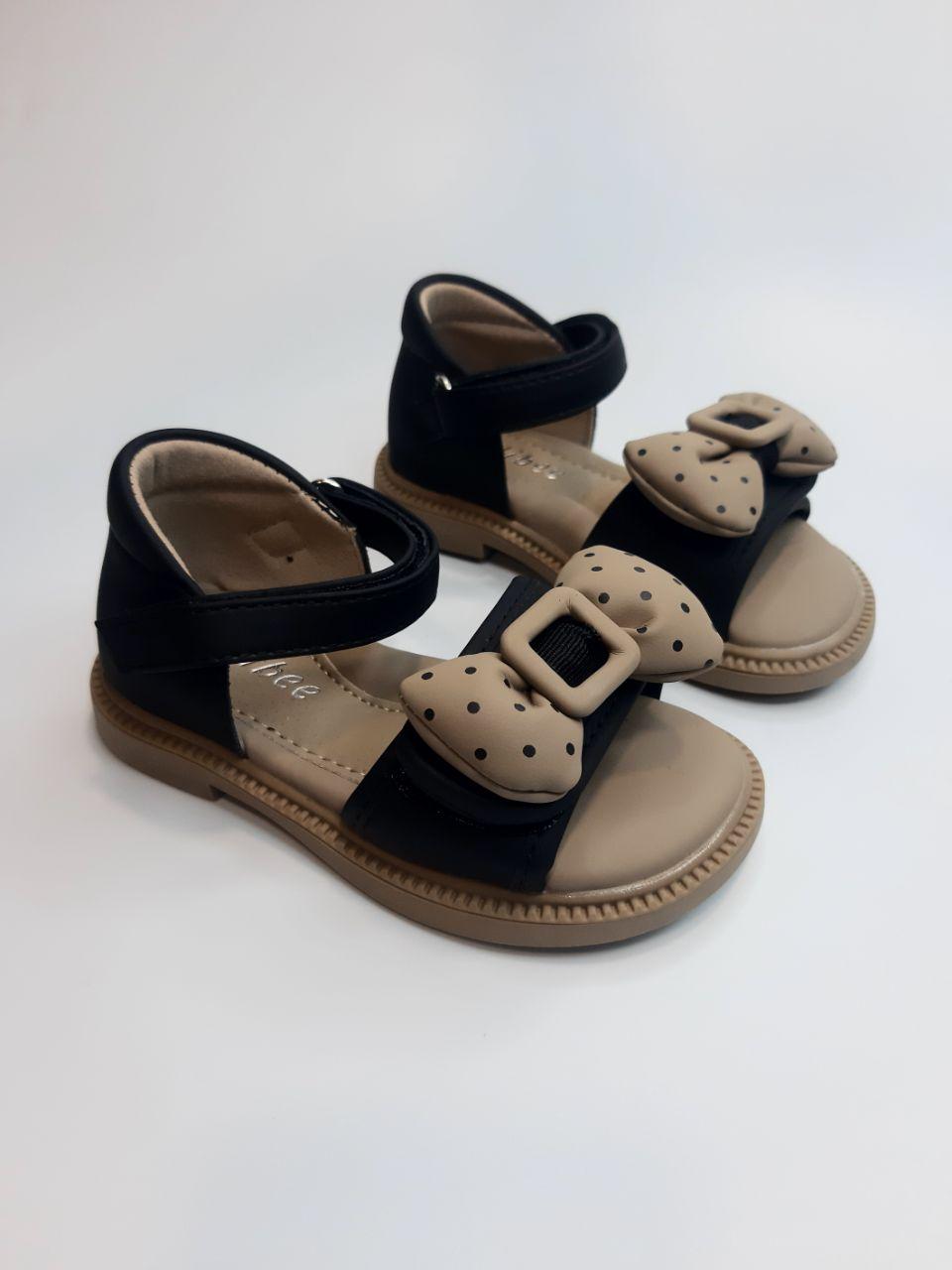 Босоніжки для дівчинки Clibee р. 23 15 см Чорний (162 black)