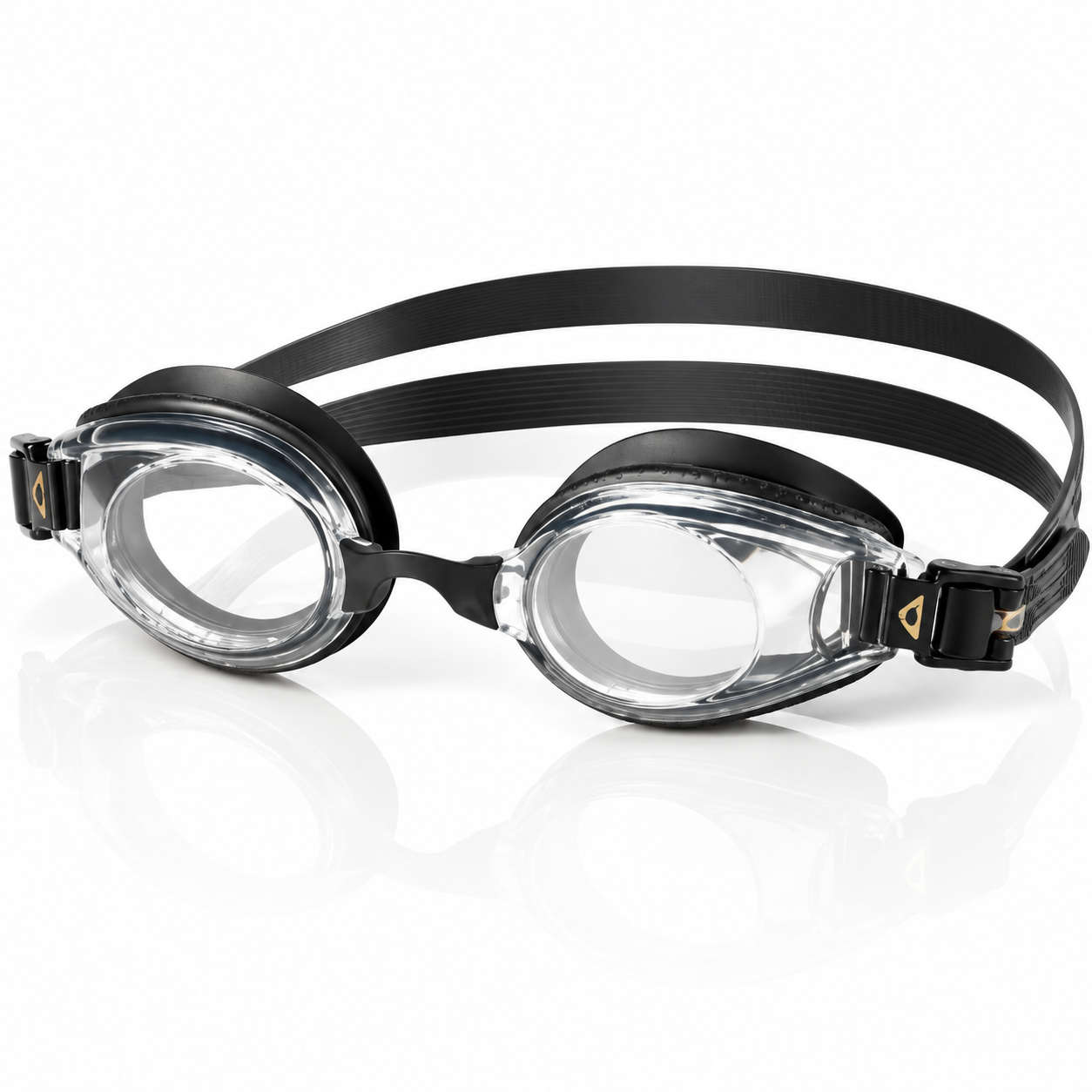 Очки для плавания с диоптриями Aqua Speed LUMINA -4 5143 OSFM Черный (38100506)