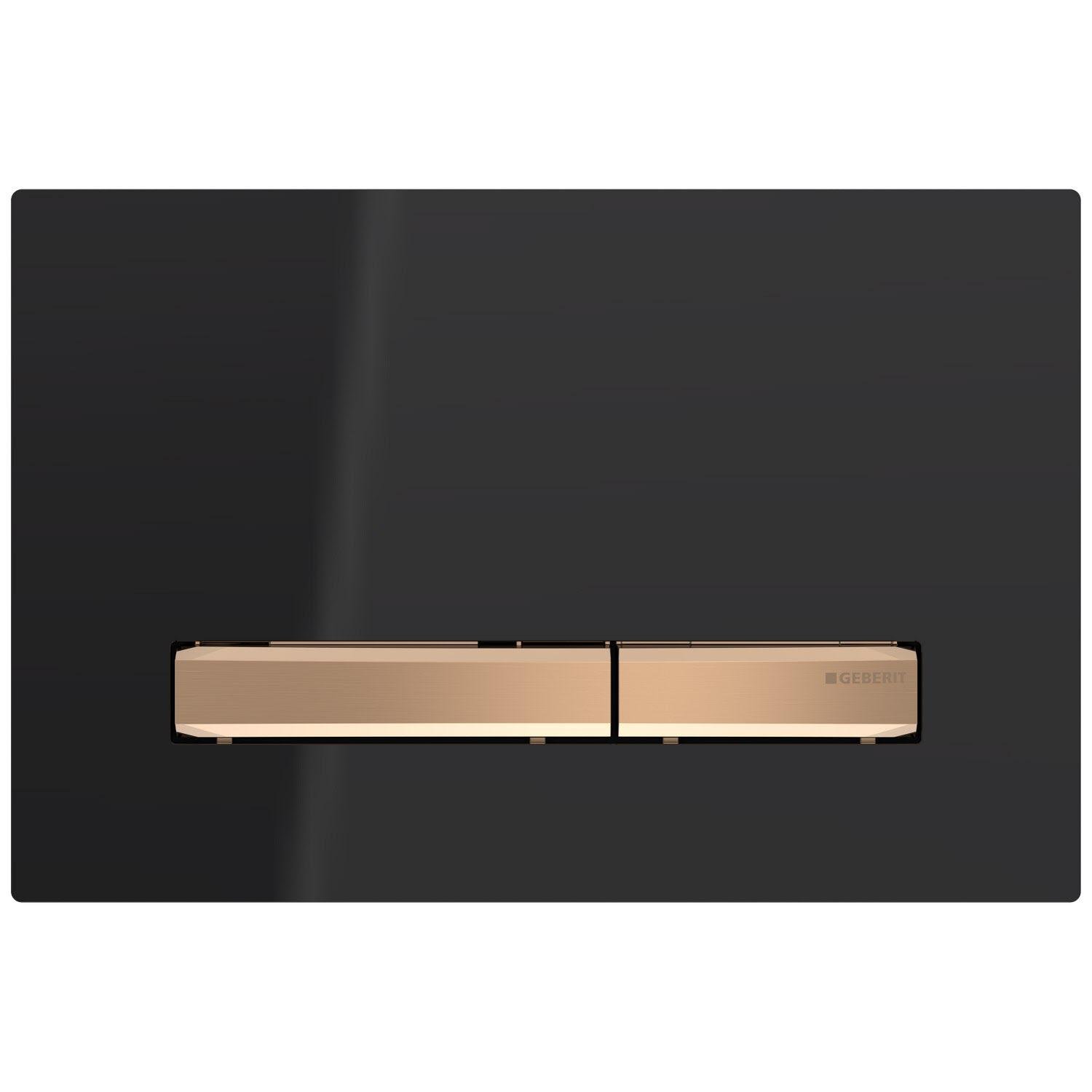 Кнопка смыва Geberit Sigma50 115.670.DW.2 для установки глянцевая Черный (142737)