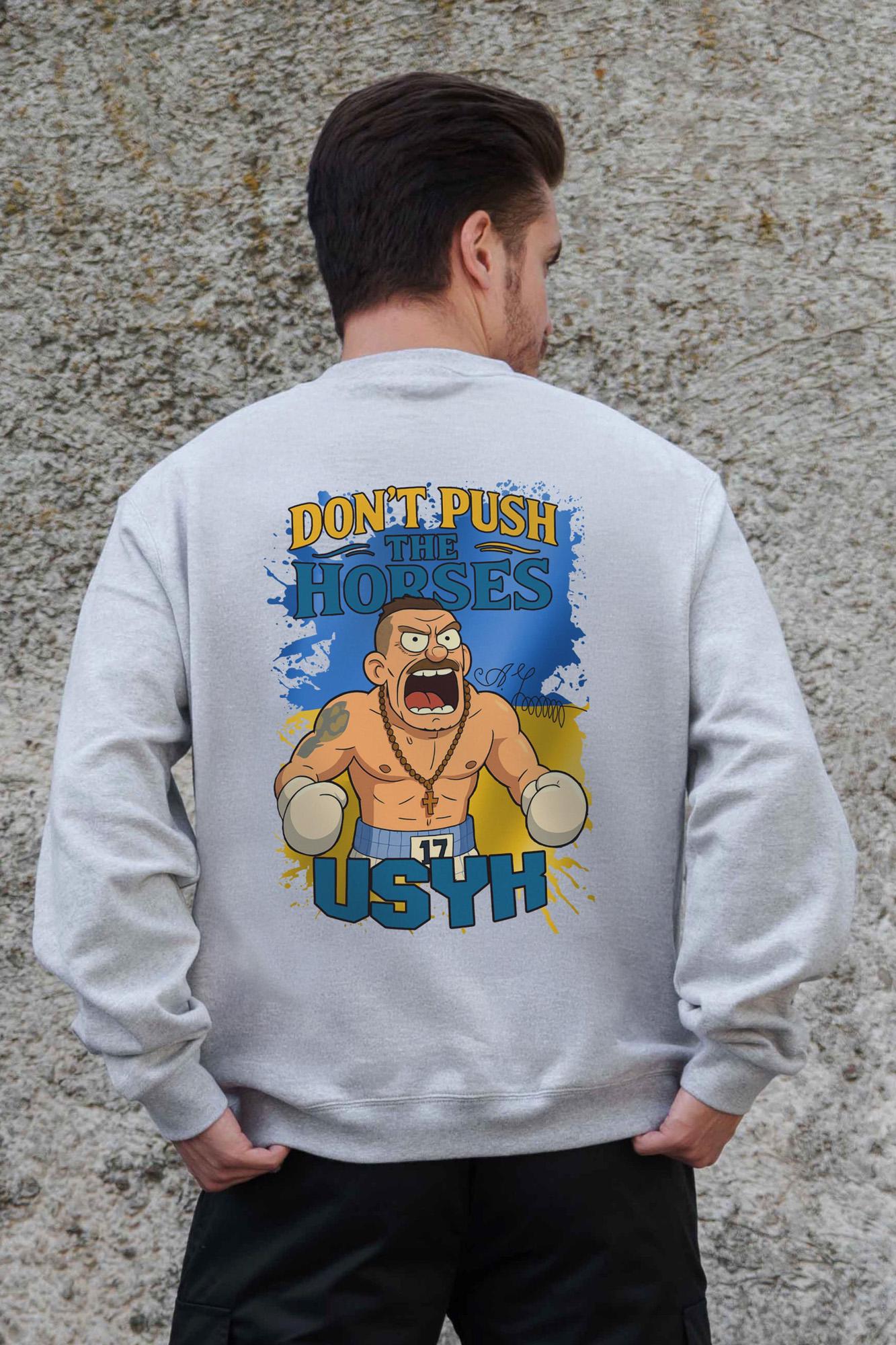 Свитшот оверсайз Usyk S/M Grey (S/M8055774)