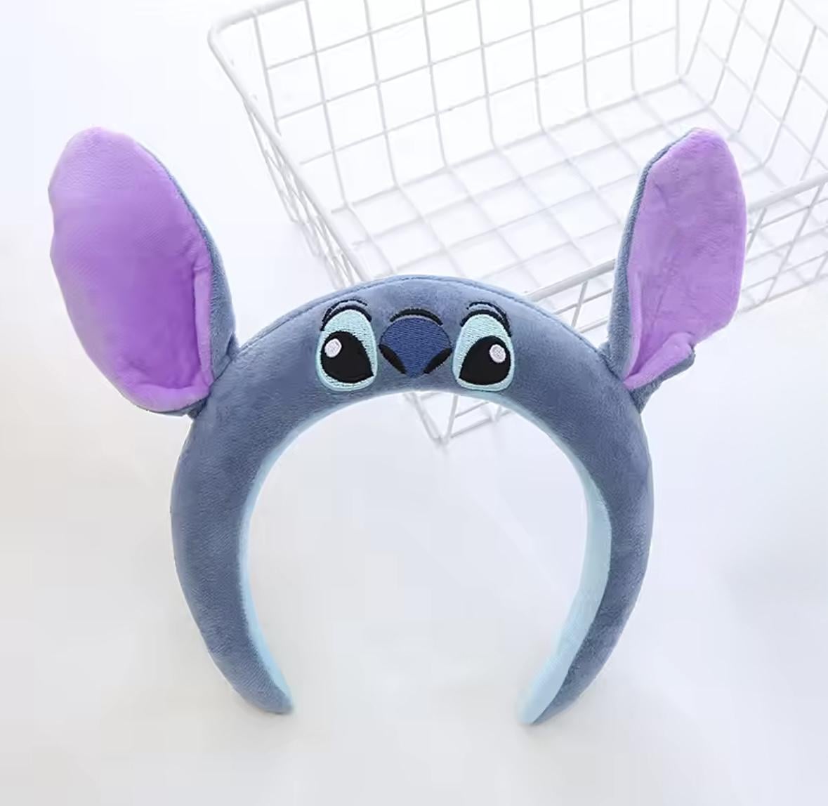 Обруч мягкий плюшевый Wuke Стич Лило и Стич мультфильм с ушами one size