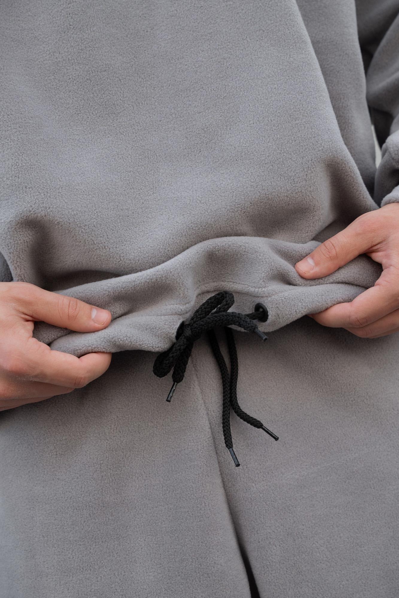 Худи Оверсайз с капюшоном Without Brand Soprano Gray (8055982) - фото 7 Худи Оверсайз с капюшоном Without Brand Soprano Gray (8055982) - фото 7