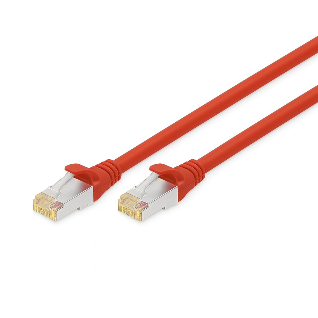Патч-корд із захистом від перегину Digitus CAT 6 S-FTP DK-1644-A-005/R Червоний (566145)