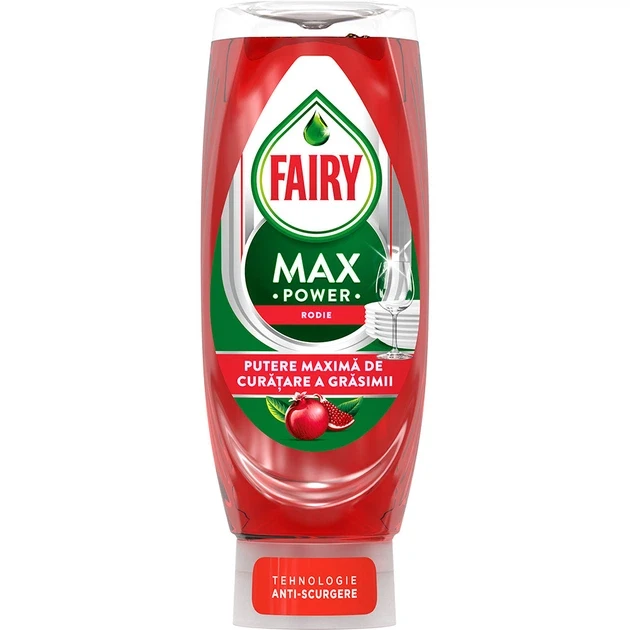 Суперконцентрований засіб для миття посуду Fairy Max Power Гранат 730 мл