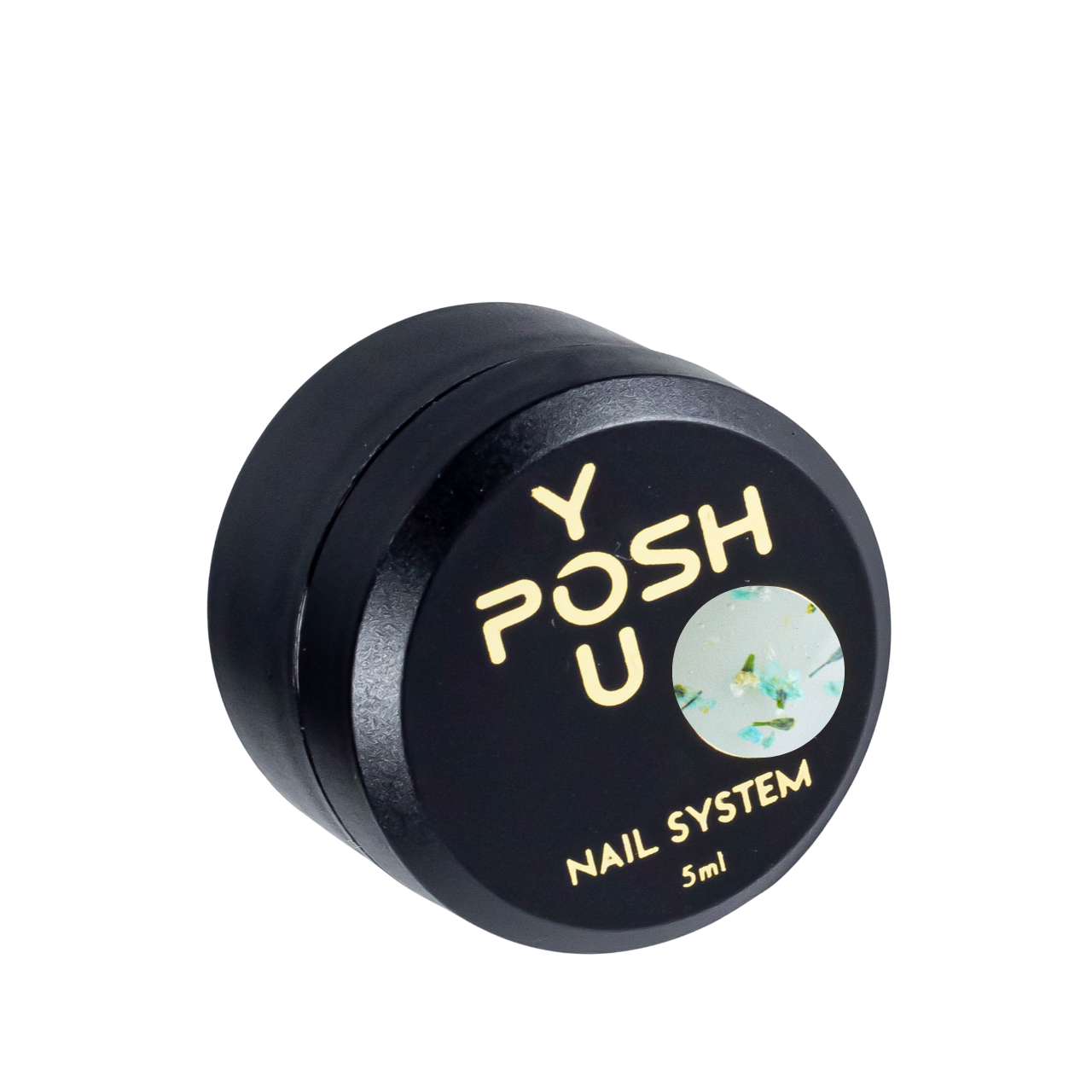 Гель-лак для ногтей с сухоцветами YouPOSH Cotton Weed №5 5 мл Бирюзовый