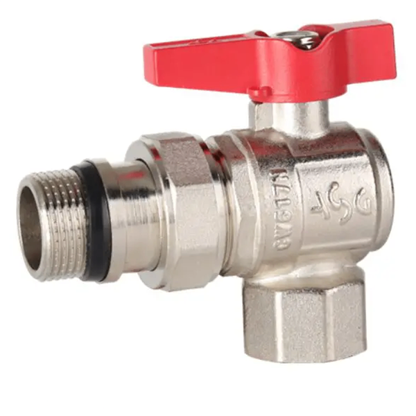 Кран с американкой ASG 3/4" ВЗ угловой латунь (6552971)