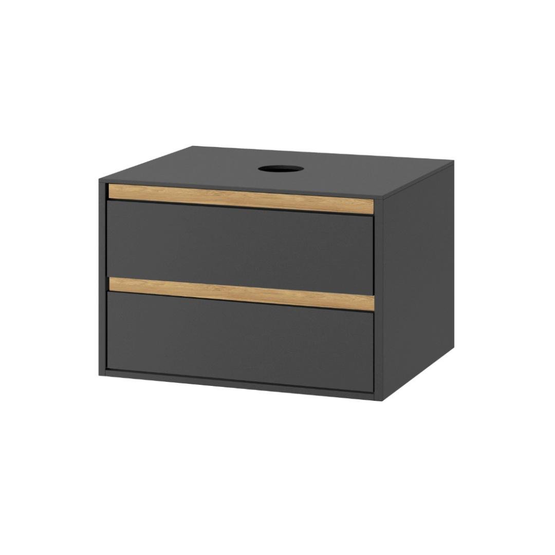 Тумба в ванную Excellent Tuto 80x45,7 настенная, серая (MLEX.0104.800.GRBL)