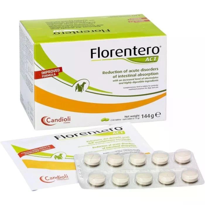 Флорентеро Candioli Florentero АСТ пищевая добавка для нормализации работы ЖКТ у собак и котов 10 таблеток