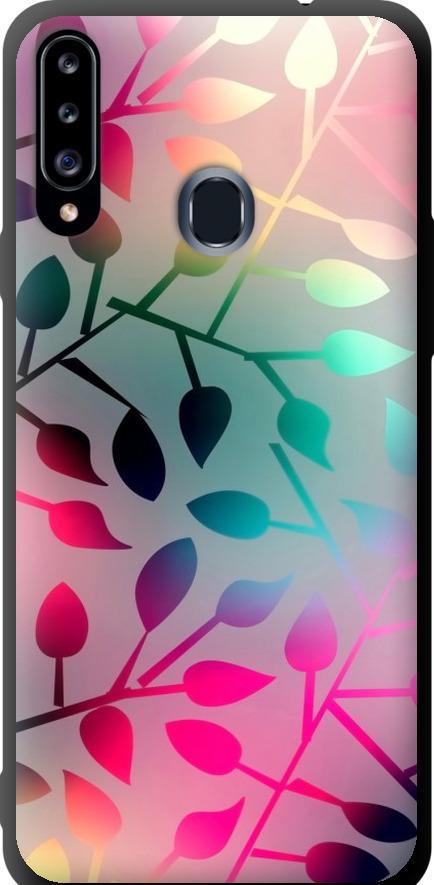 Чохол на Samsung Galaxy A20s A207F Листя (2235b-1775-42517)