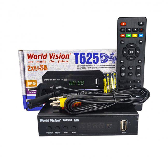 Тюнер Т2 DVB-T2/C World Vision T625D4 H.265 HEVC с поддержкой кабельного ТВ - фото 3