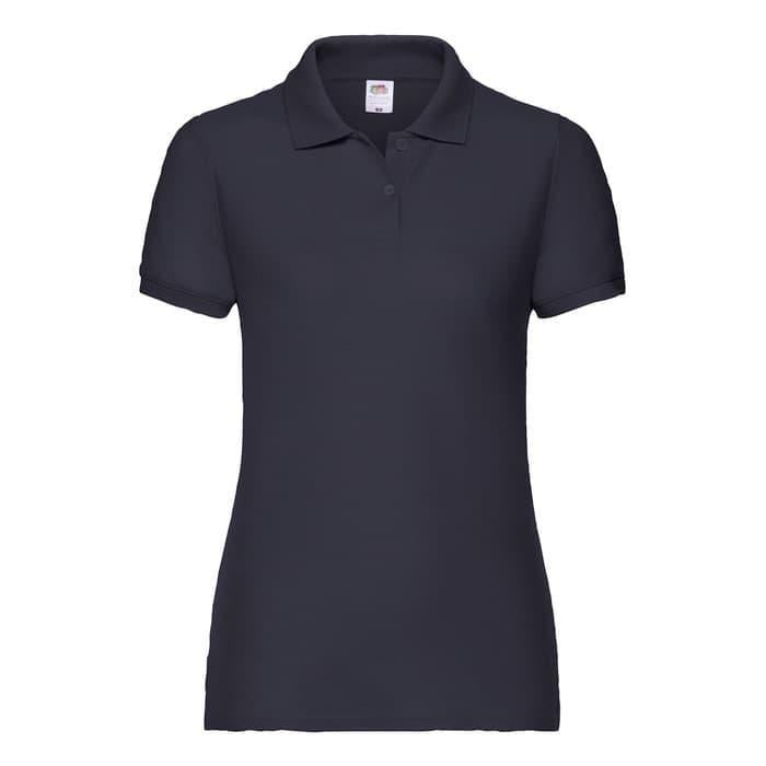 Поло женское Fruit of the Loom 63-402 65/35 L Темно-синий (63-212-AZ-L)