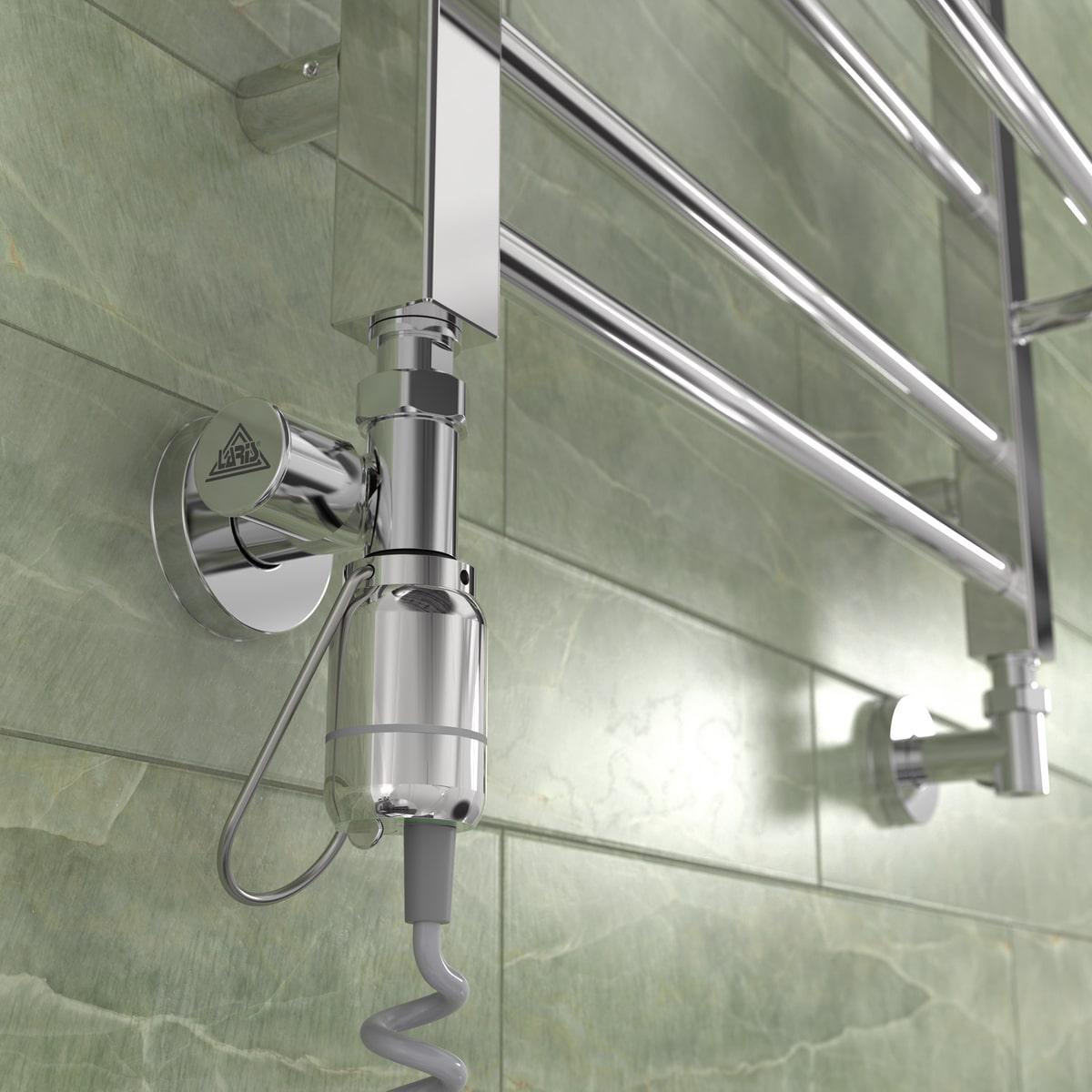 Кран кутовий для рушникосушарки Laris LX-2044 під ТЕН LX-2044 з латуні 2 шт. Сірий (147-127-71401063) - фото 5