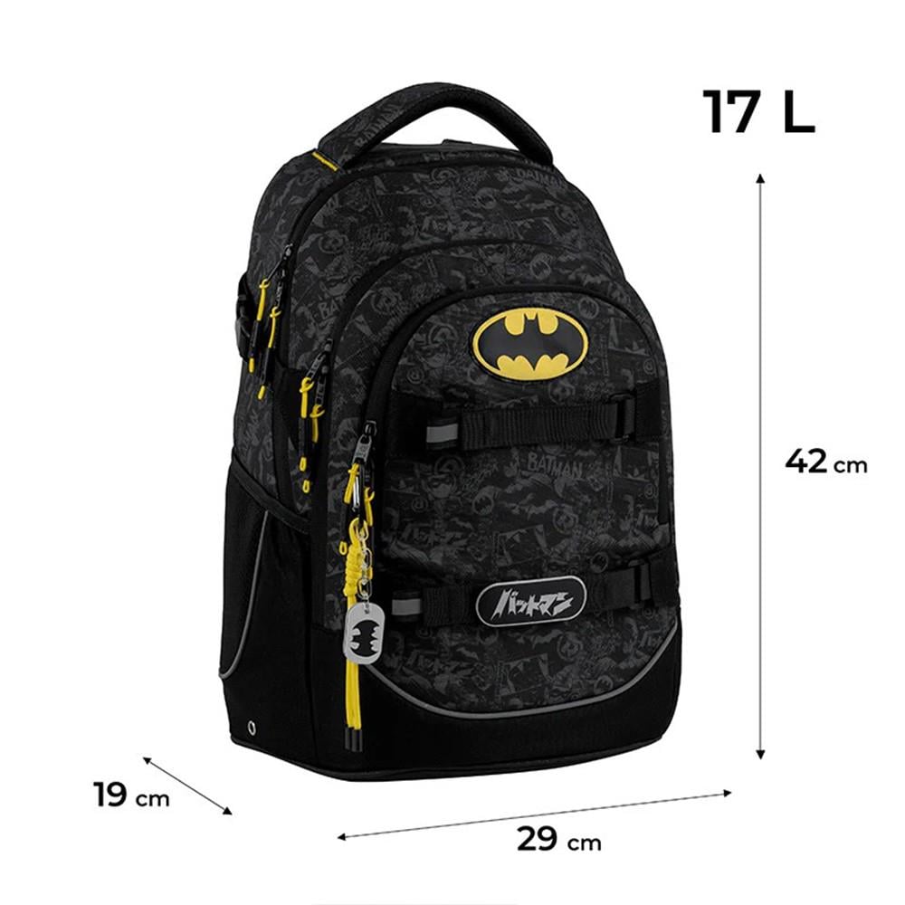 Шкільний рюкзак Education teens DC Batman 17 л (DC25-727M) - фото 5 Шкільний рюкзак Education teens DC Batman 17 л (DC25-727M) - фото 5