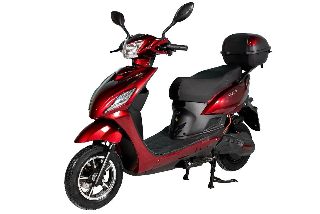 Электроскутер ATLAS Shark Box 1500W Red - фото 4 Электроскутер ATLAS Shark Box 1500W Red - фото 4