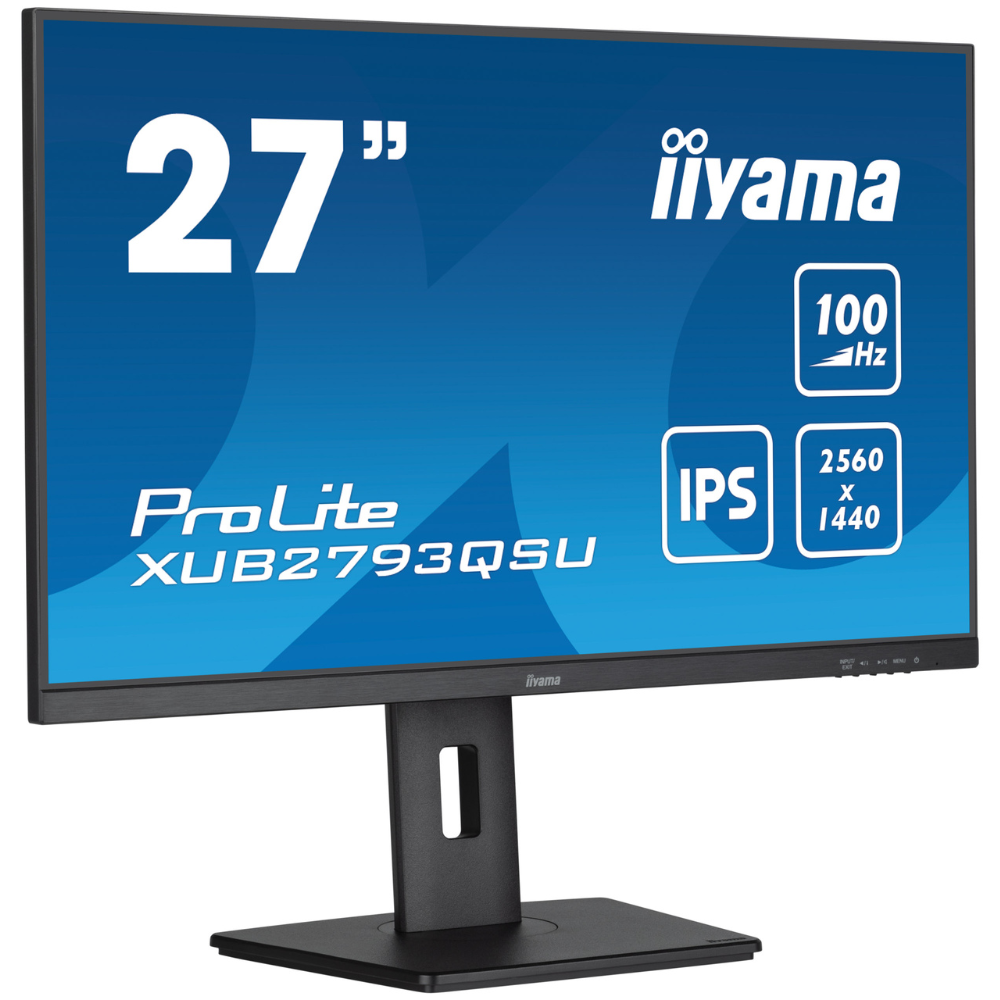 Монітор ігровий IPS Iiyama XUB2793QSU-B6 безрамковий/поворотний екран 27" Чорний (a203b17e) - фото 3